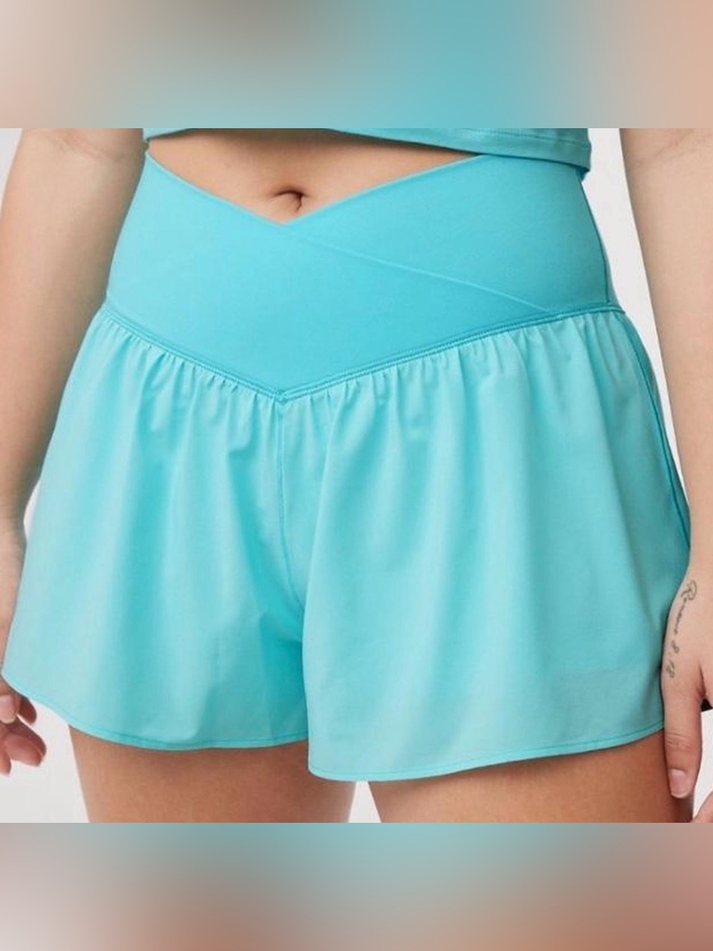 aerie Aqua V-Waist Active Shorts